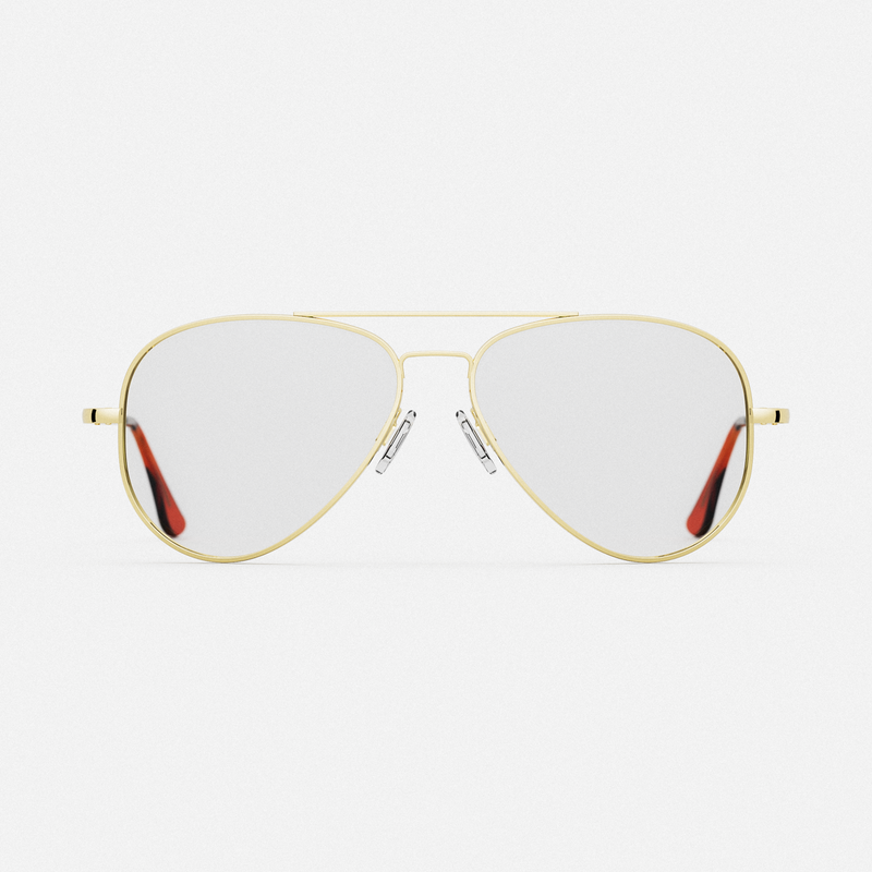 Concorde - 23k Gold & Clear - Prescription Eyewear