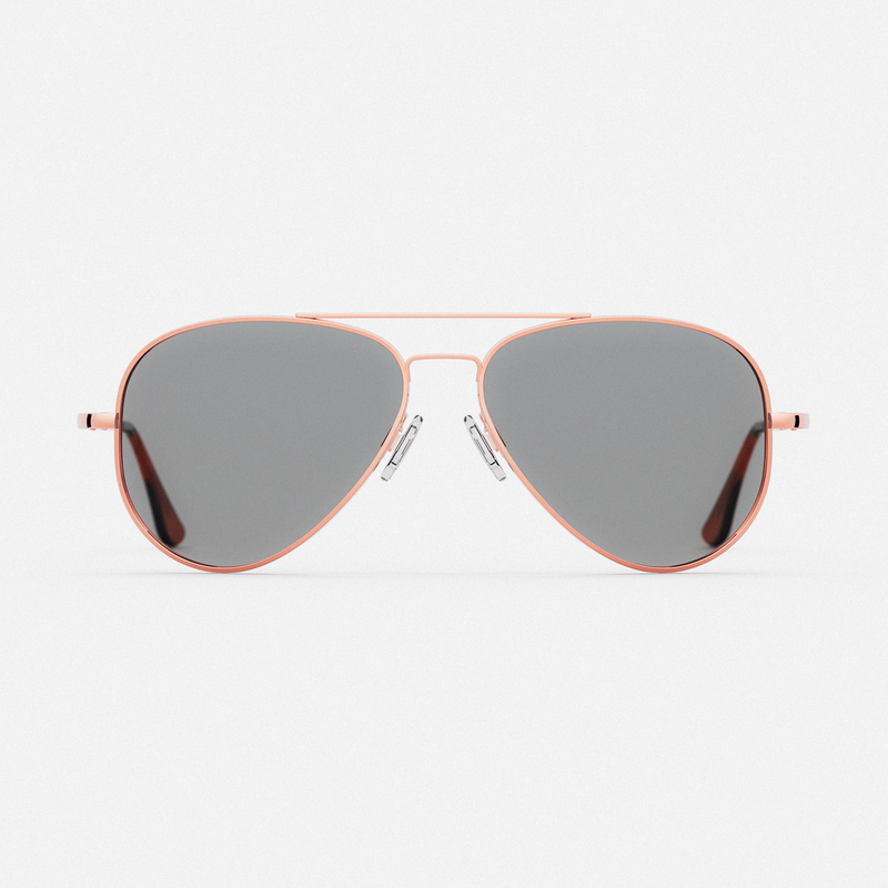 Concorde - 22k Rose Gold & Clear - Prescription Eyewear