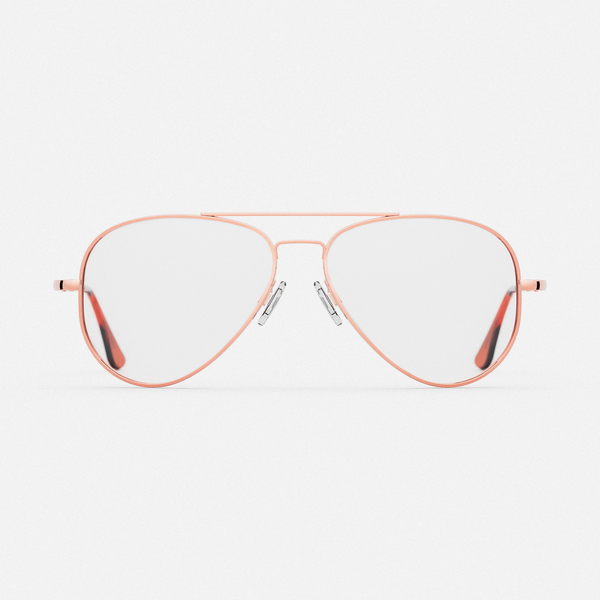 Concorde - 22k Rose Gold & Clear - Prescription Eyewear