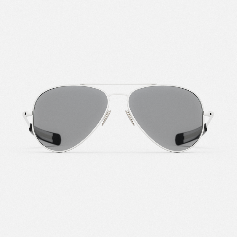Concorde - 23k White Gold & Clear - Prescription Eyewear