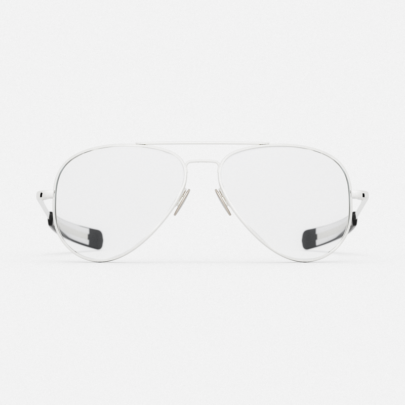 Concorde - 23k White Gold & Clear - Prescription Eyewear