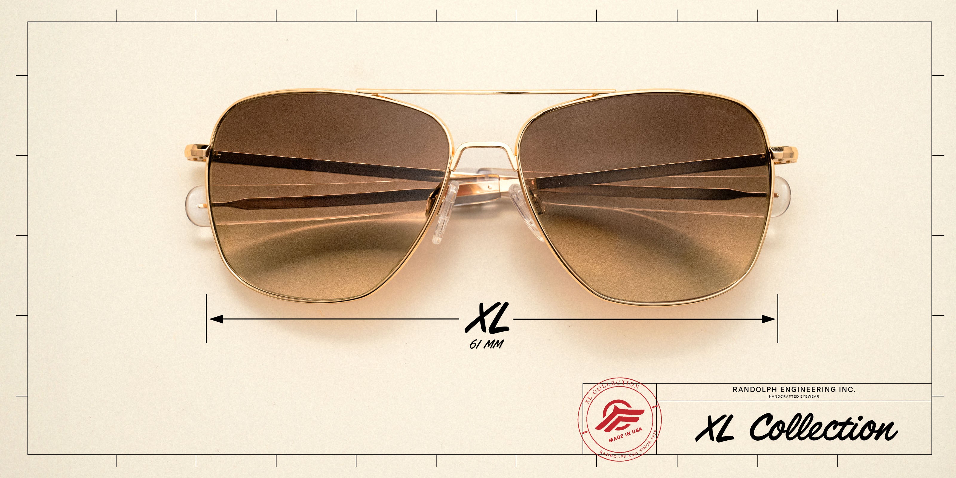 Randolph Engineering Raptor Men & Women's Aviator Sunglasses | Randolph Engineering – Randolph USA