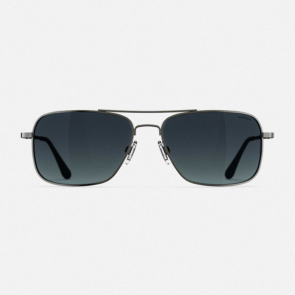 Randolph x Cole Hauser Frontier Satin Gunmetal & Slate Sunglasses