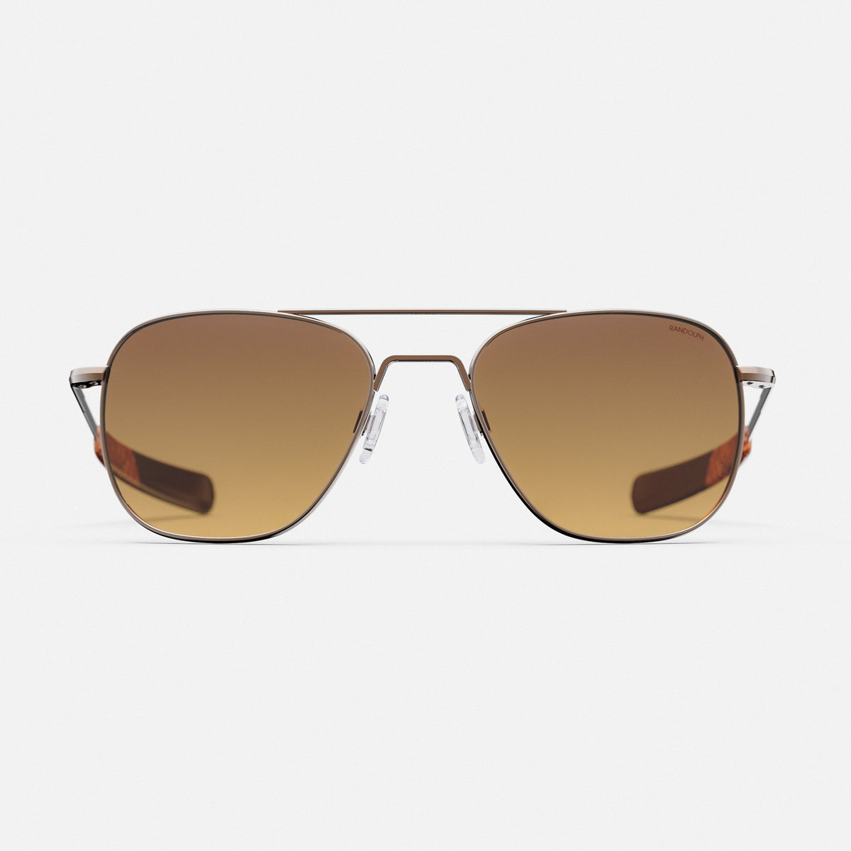 Vintage Aviator Sunglasses - Non-Polarized Tan Tint Lenses - Lightweight Drizzle Vintage Tort Uni-Sex Aviator Blue Light | Le Specs main image 2