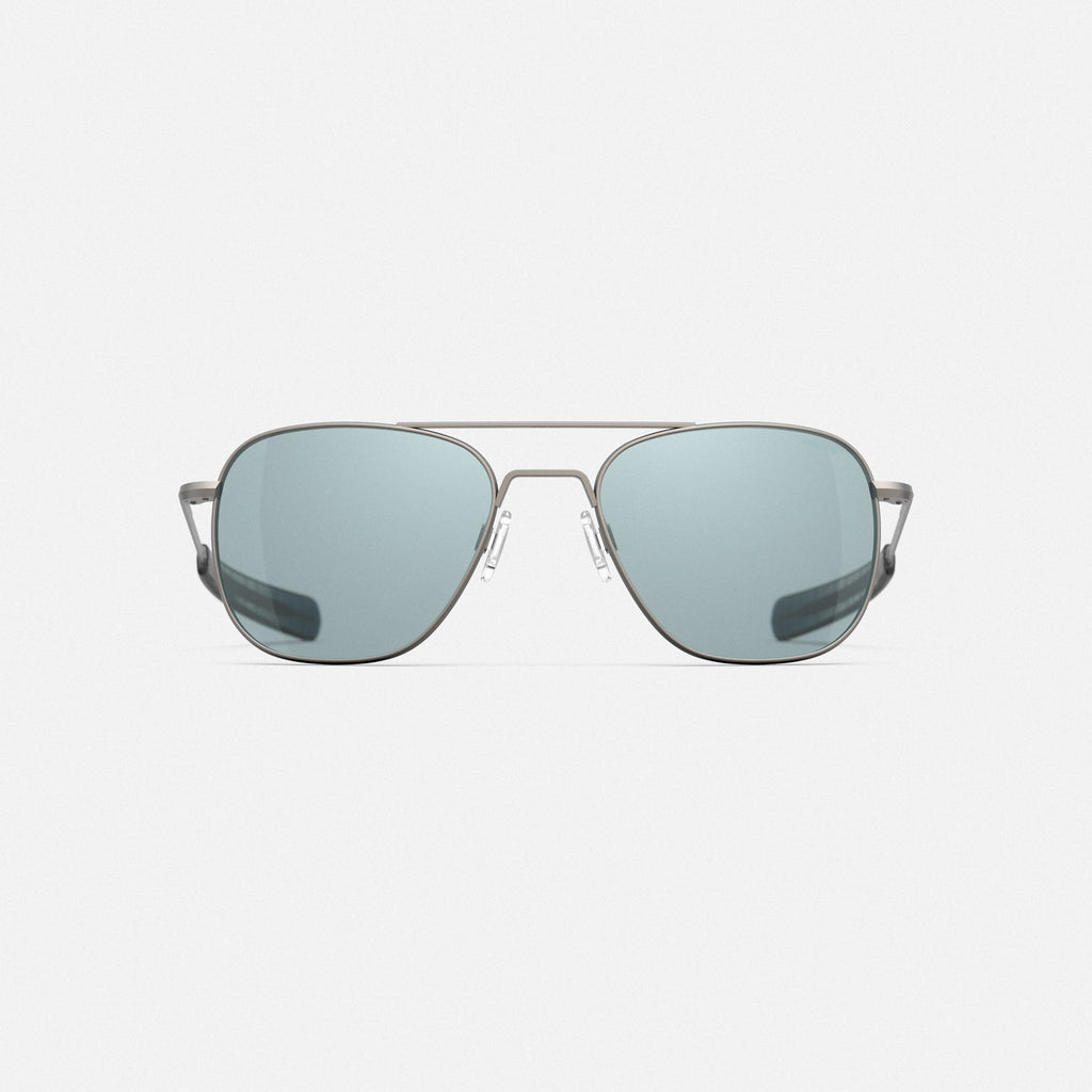 Aviator Satin Gunmetal & Hydro