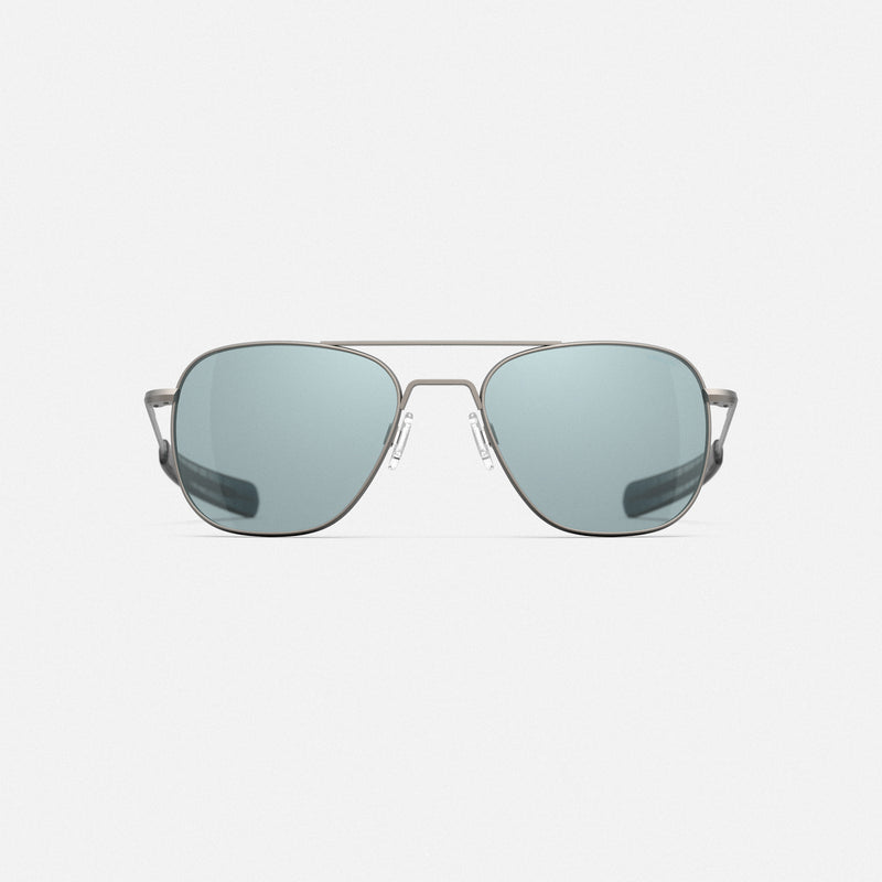 Aviator - Satin Gunmetal & Blue Hydro