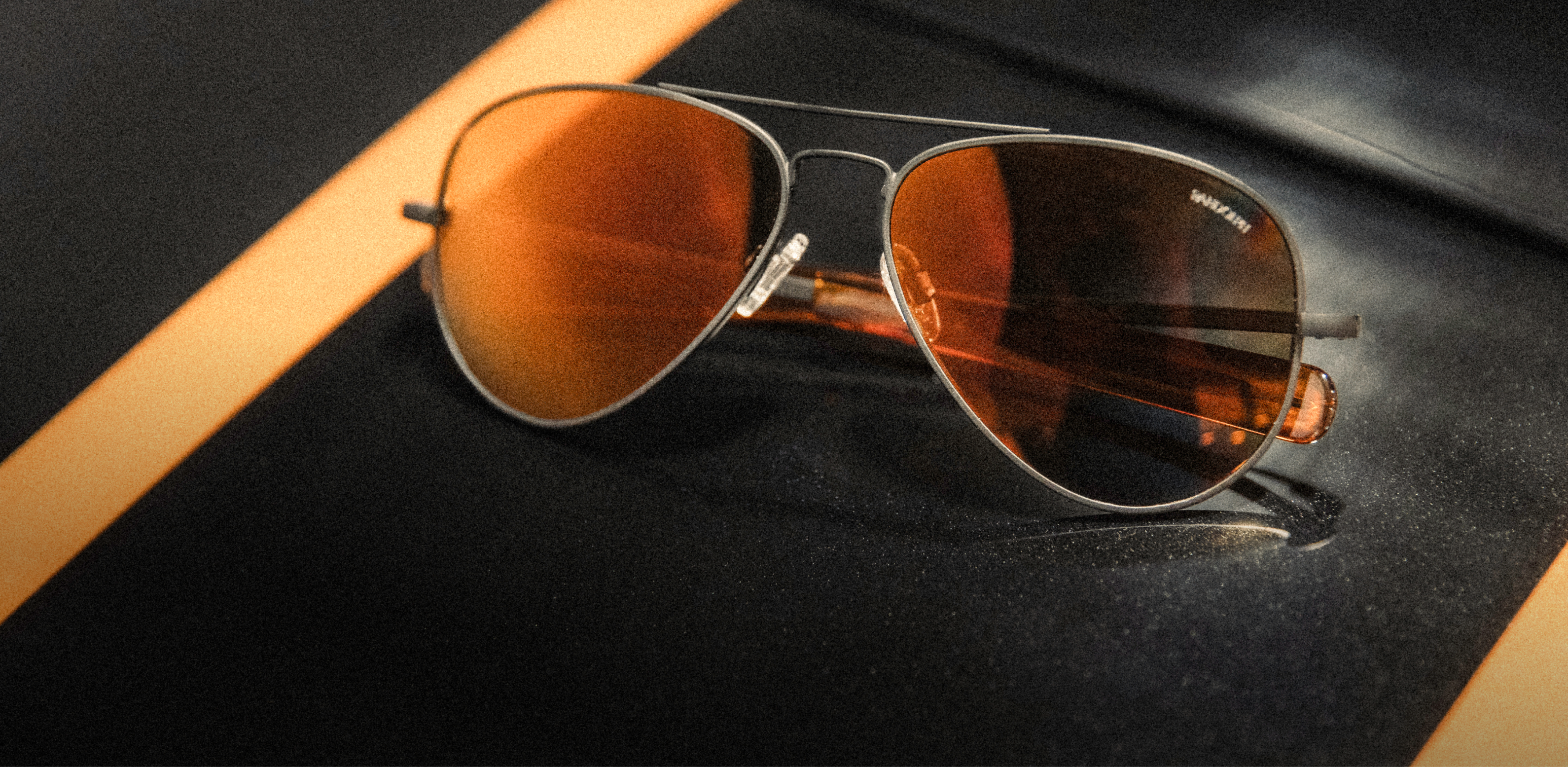 Randolph DriveWorks Aviator sunglasses with REDLINE ZEISS LightPro lenses.
