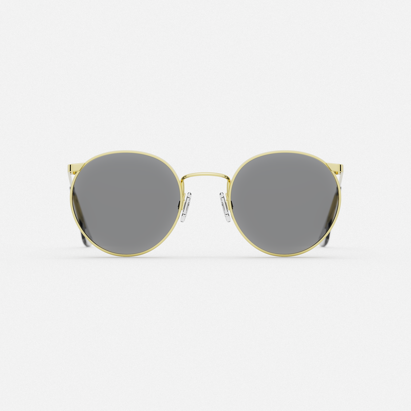 P3 - 23k Gold & Clear - Prescription Eyewear – Randolph USA