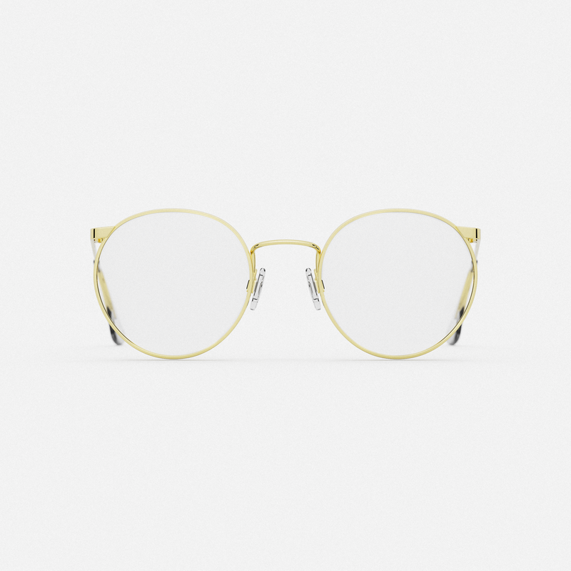 P3 - 23k Gold & Clear - Prescription Eyewear