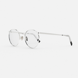 P3 - 23k White Gold & Clear - Prescription Eyewear