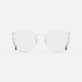 P3 - 23k White Gold & Clear - Prescription Eyewear