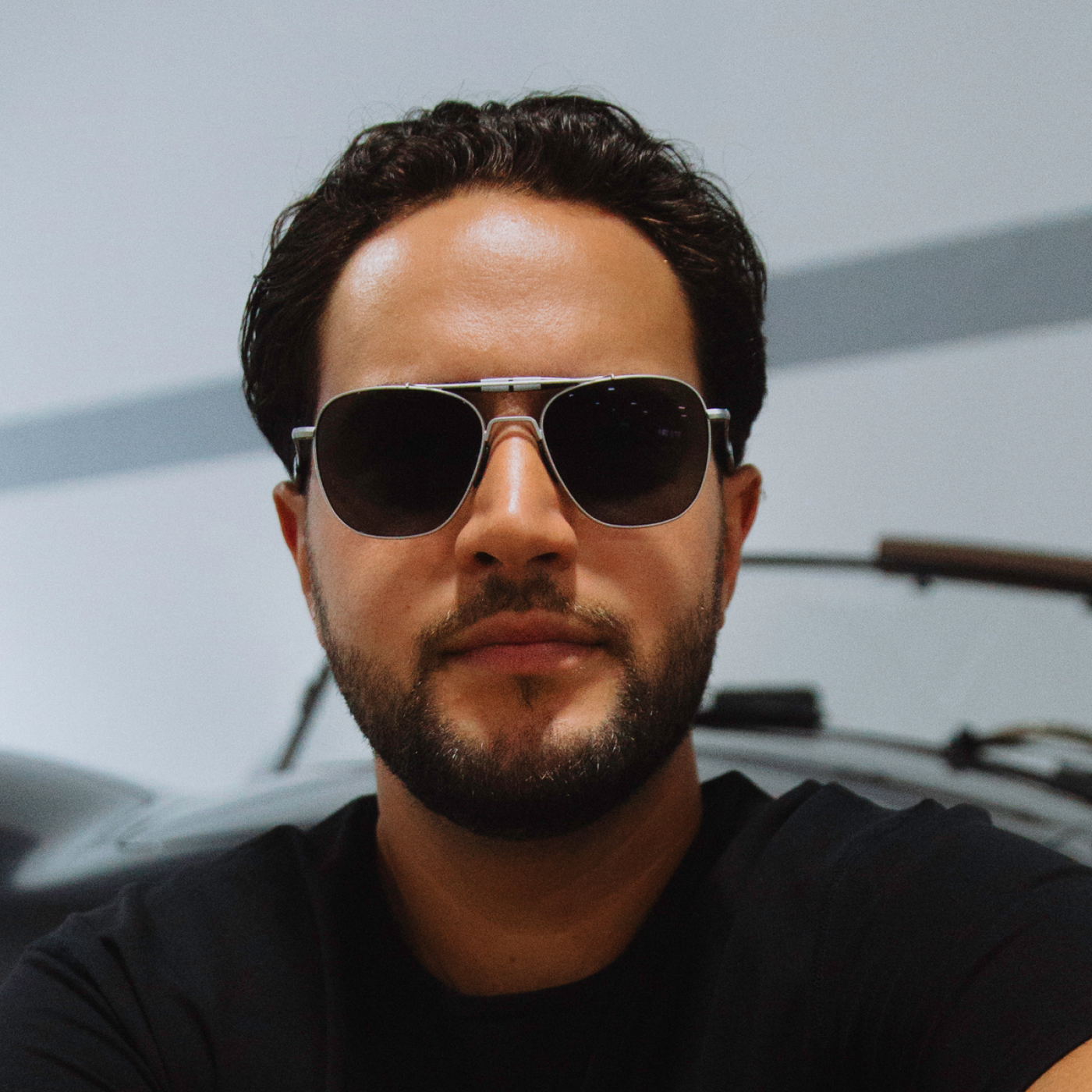 Randolph x Shelby - Aviator II - Black Chrome & Apex Gray