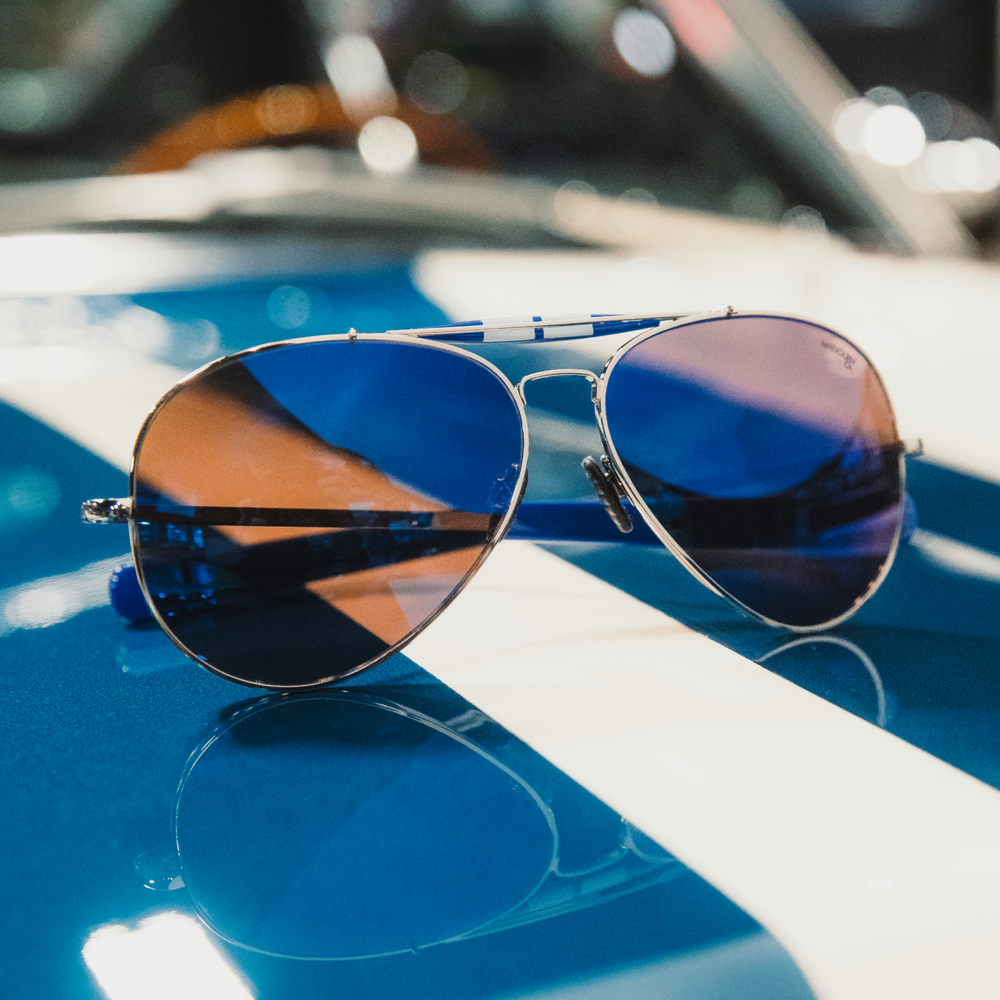 Randolph x Shelby - Sportsman - Gunmetal & Le Mans Blue – Randolph USA
