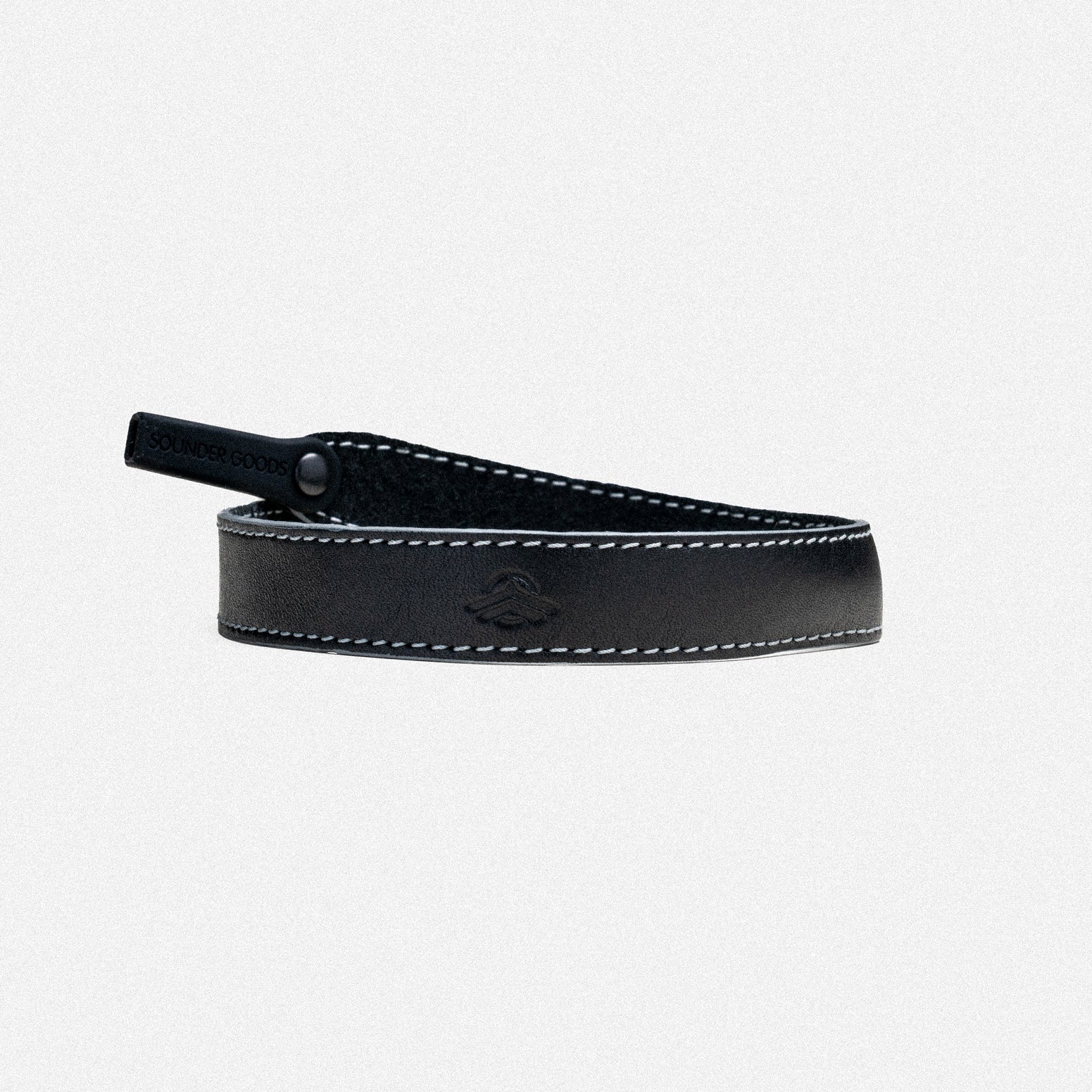 Randolph x Shelby - Super Snake Leather Sunglasses Strap - Carbonized Gray