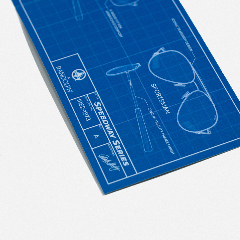 Randolph x Shelby - Archer - Gunmetal & Le Mans Blue