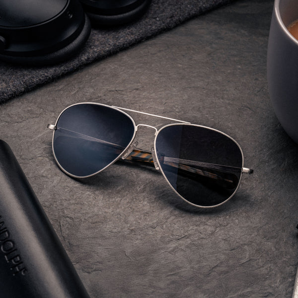 Concorde - Satin Silver & Coastal Gray - Prescription Sunglasses