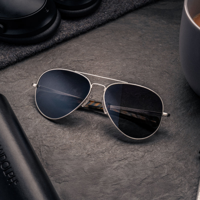 Concorde - Satin Silver & Coastal Gray - Prescription Sunglasses