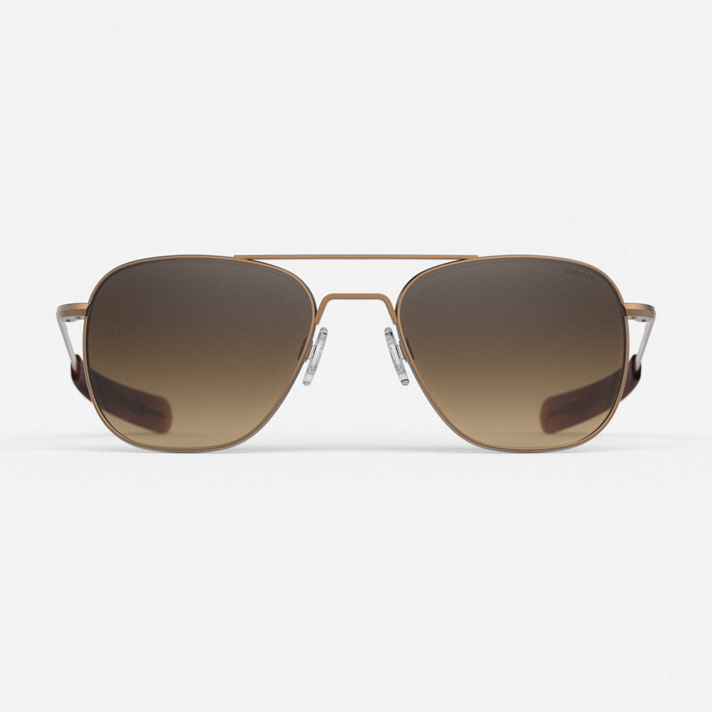 Aviator 22k Satin Chocolate Gold & Cape