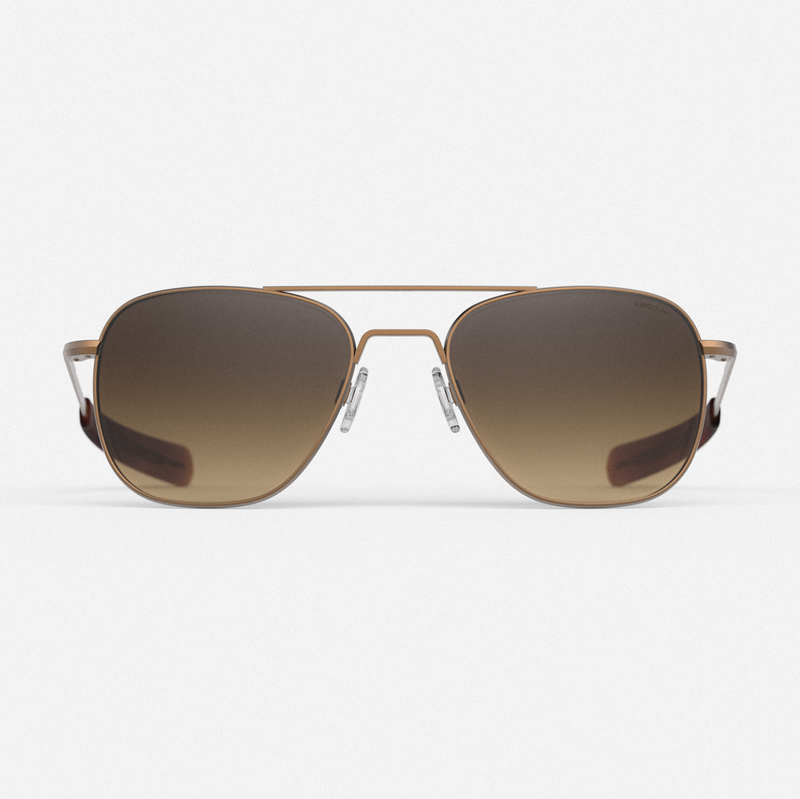 Aviator - 22k Satin Chocolate Gold