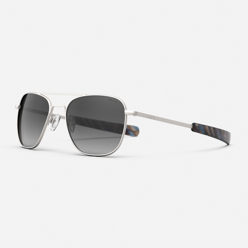 Aviator - Satin Silver