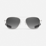 Aviator - Satin Silver