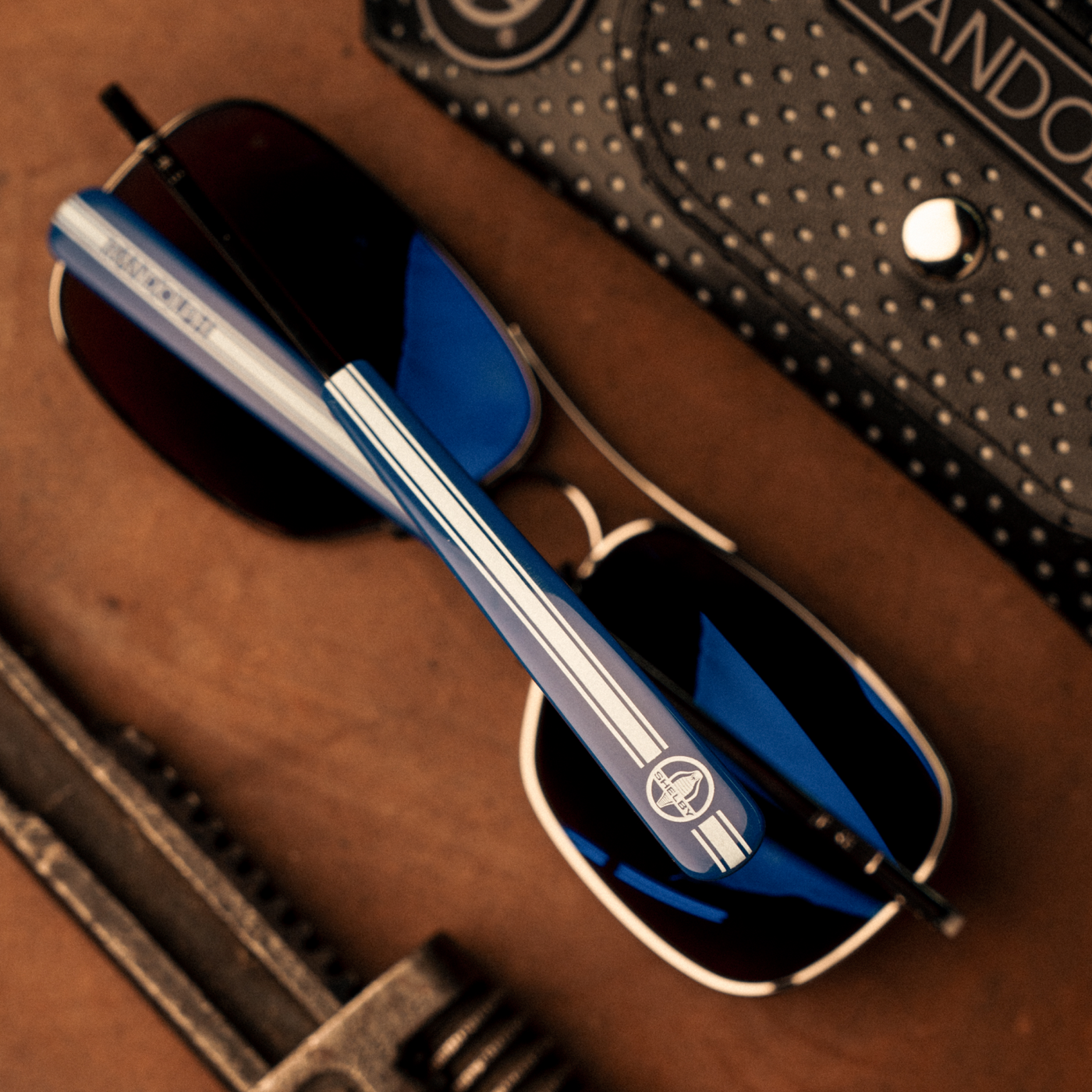 Randolph x Shelby - Archer - Gunmetal & Le Mans Blue – Randolph USA