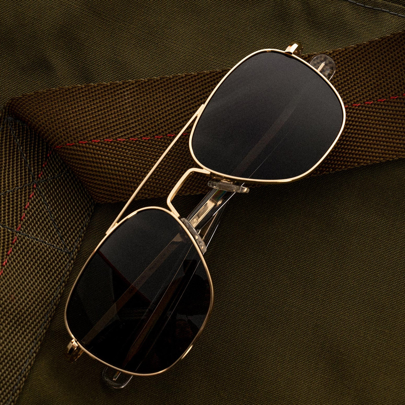 Aviator Military Special Edition 23K Gold Sunglasses | Randolph USA