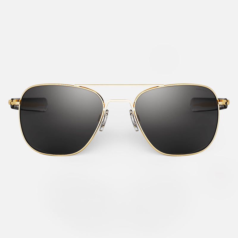 Aviator - 23k Gold & American Gray