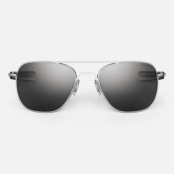 Aviator - Bright Chrome & American Gray