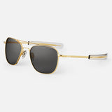 Aviator - 23k Gold & American Gray