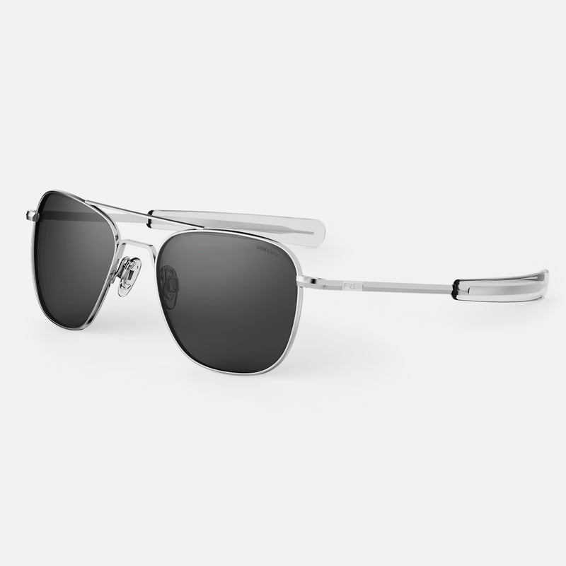 Aviator - Bright Chrome Sunglasses | Randolph USA