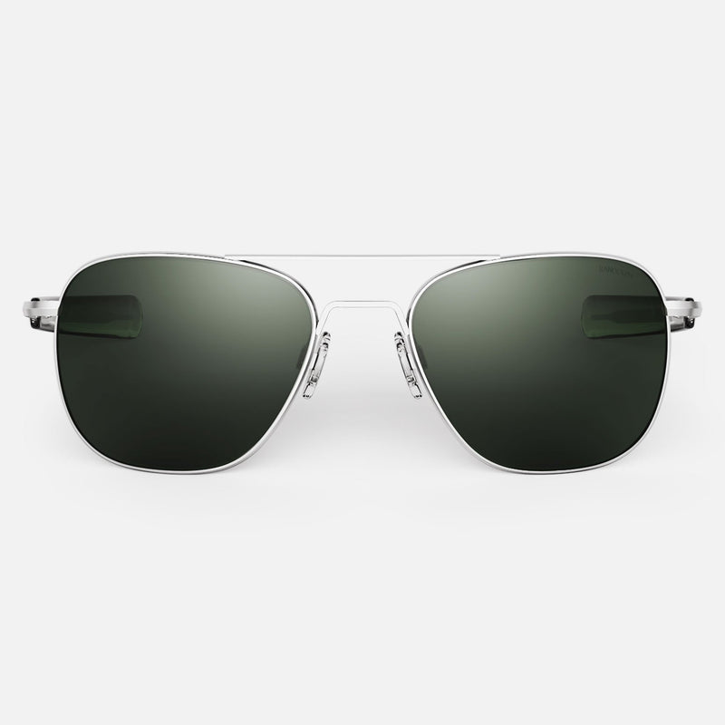 Aviator - Matte Chrome Sunglasses
