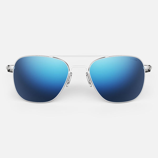 Aviator - Matte Chrome & Atlantic Blue