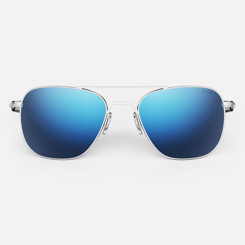 Aviator - Matte Chrome & Atlantic Blue