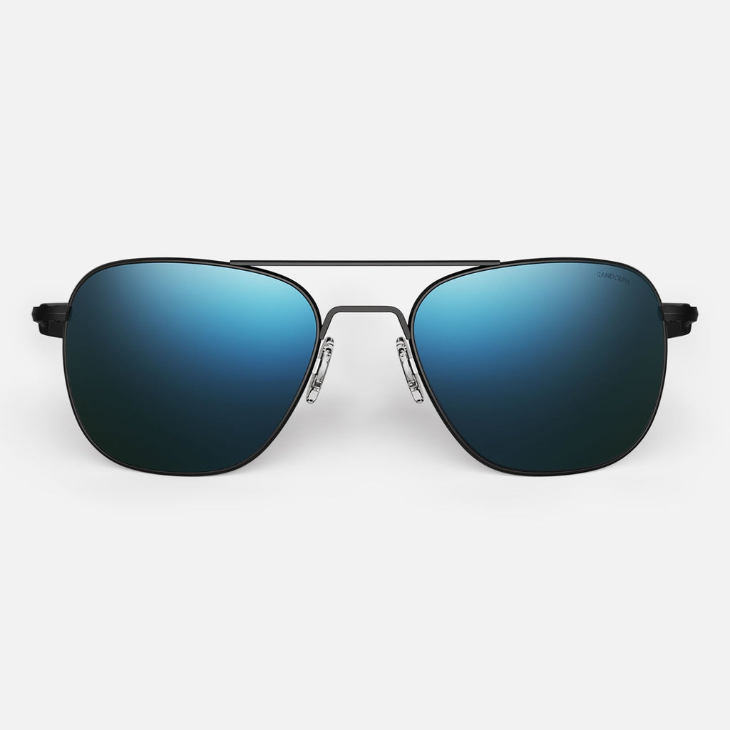 Aviator Matte Black & Cobalt