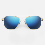 Aviator - 23k Gold & Atlantic Blue