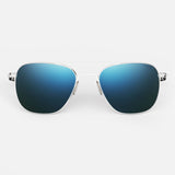 Aviator - 23k White Gold & Cobalt