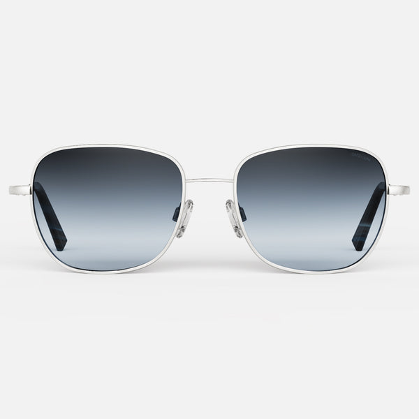 Cecil - Satin Silver & Slate