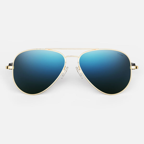 Concorde 23K Gold Cobalt Sunglasses Randolph USA