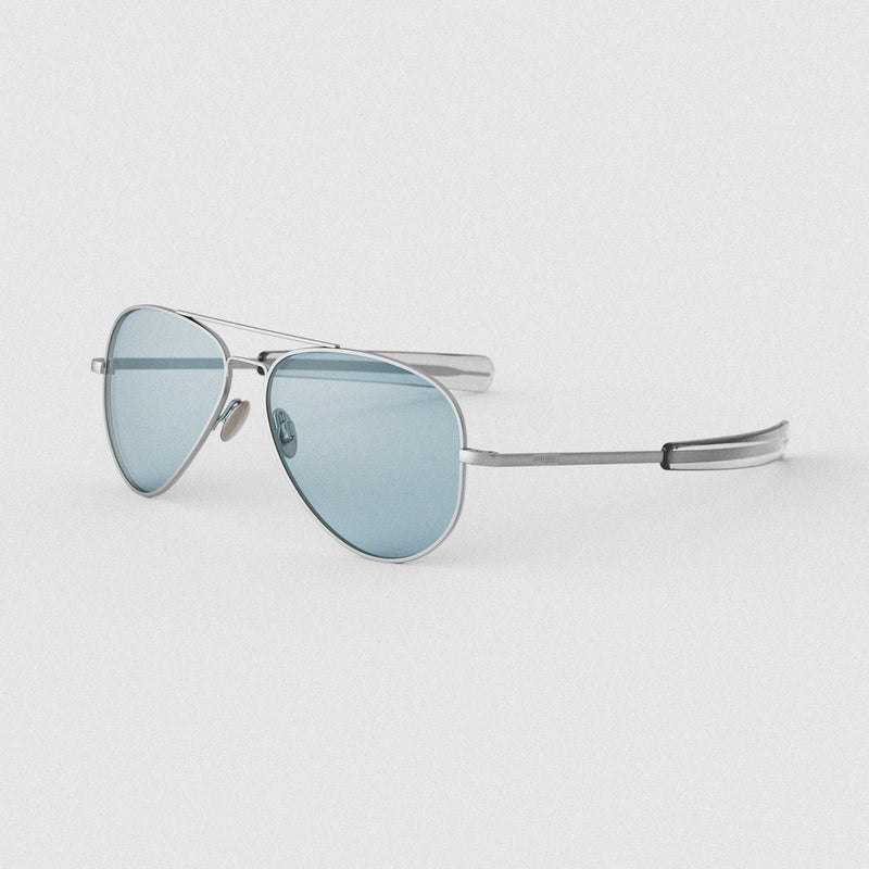 Empyre Silver Aviator Blue Light Glasses