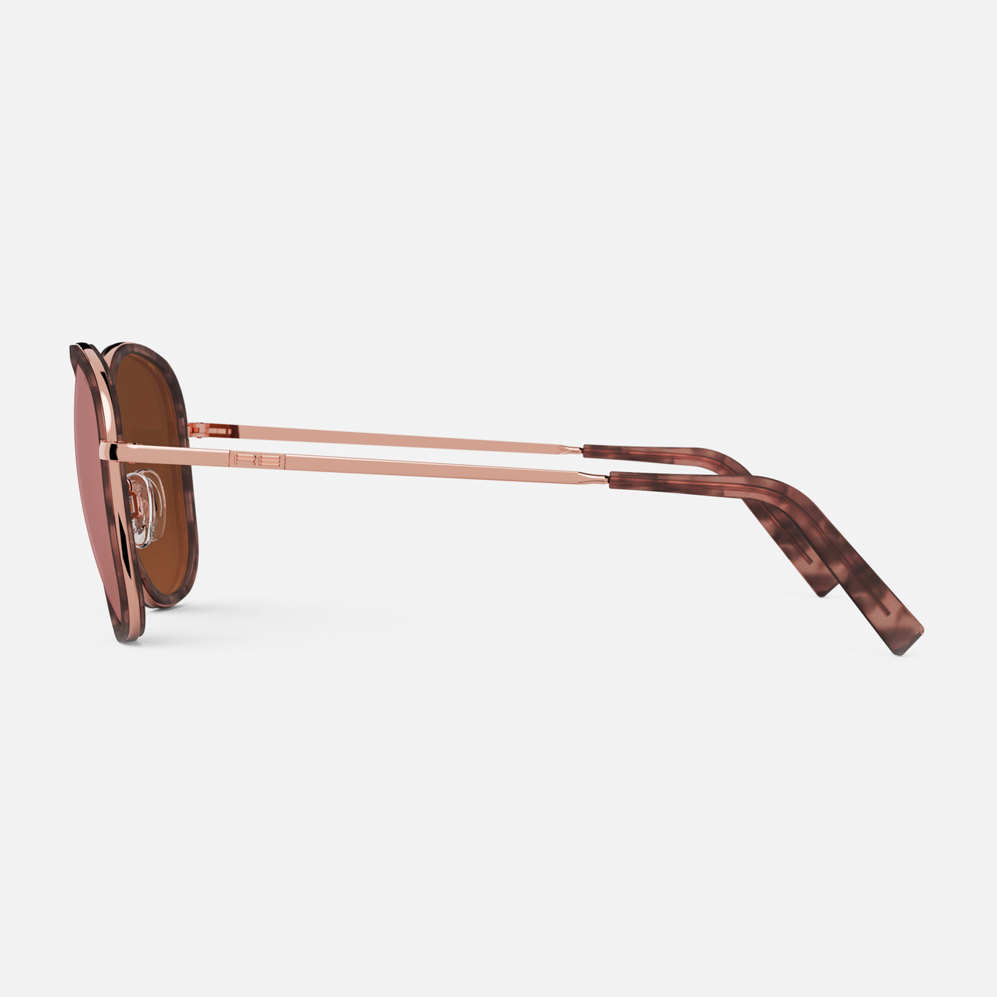 新品 Eleonore Elinor Fusion 22K Rose Gold & Rose Tortoise Inlay | Randolph USA