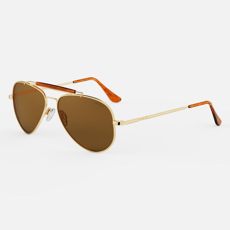 Sportsman Vintage Aviators with Brow Bar Randolph USA