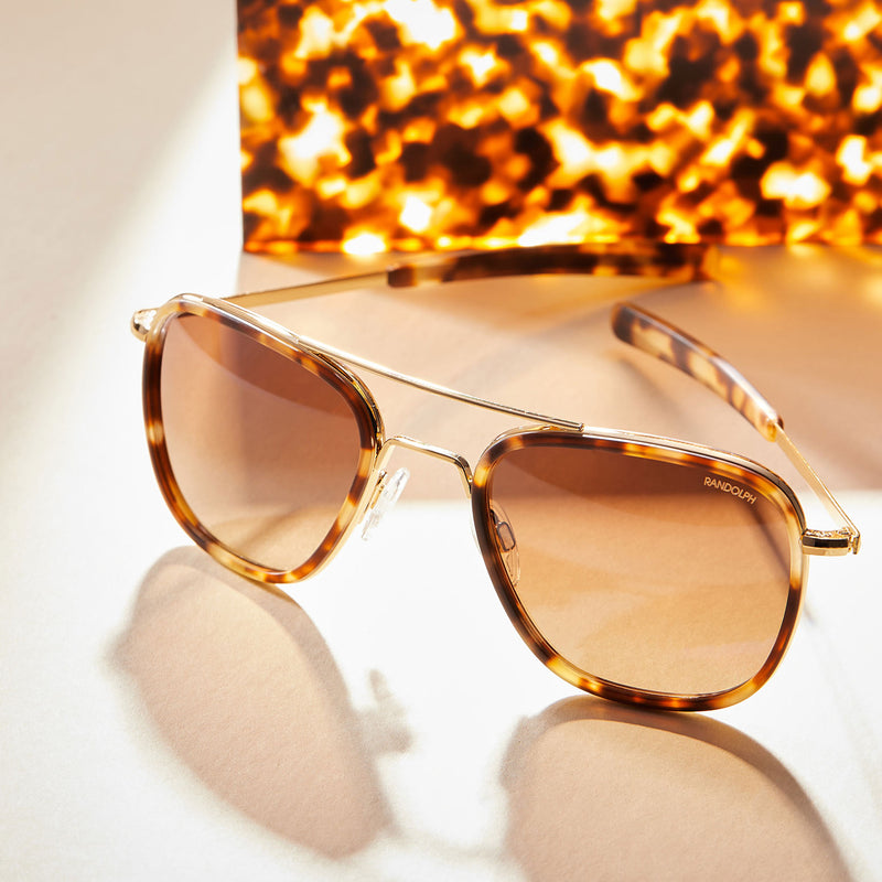 Premium Polarized Rose Gold Aviator UVA-UVB Protection Sunglasses