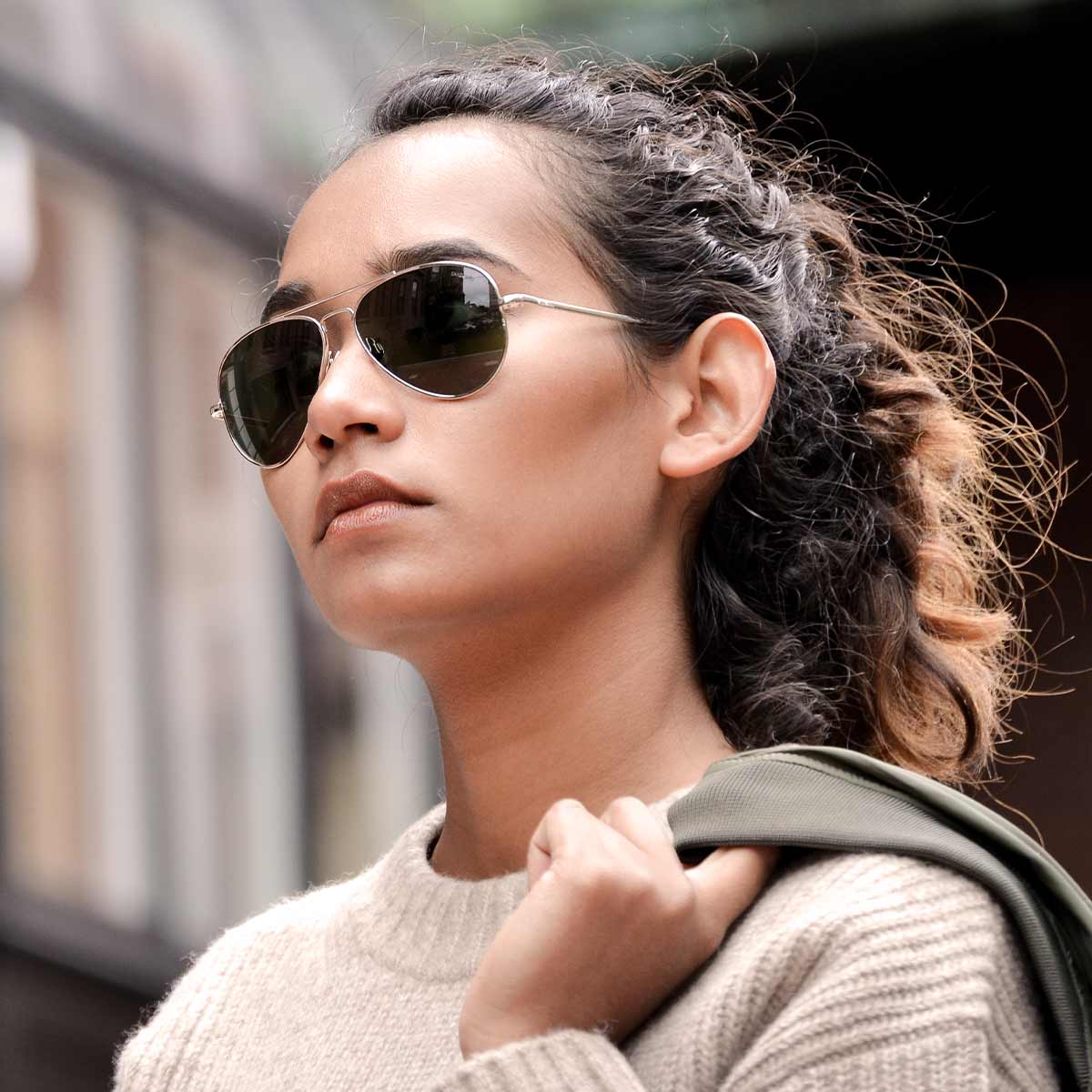 Concorde Matte Black & American Gray Sunglasses | Randolph USA