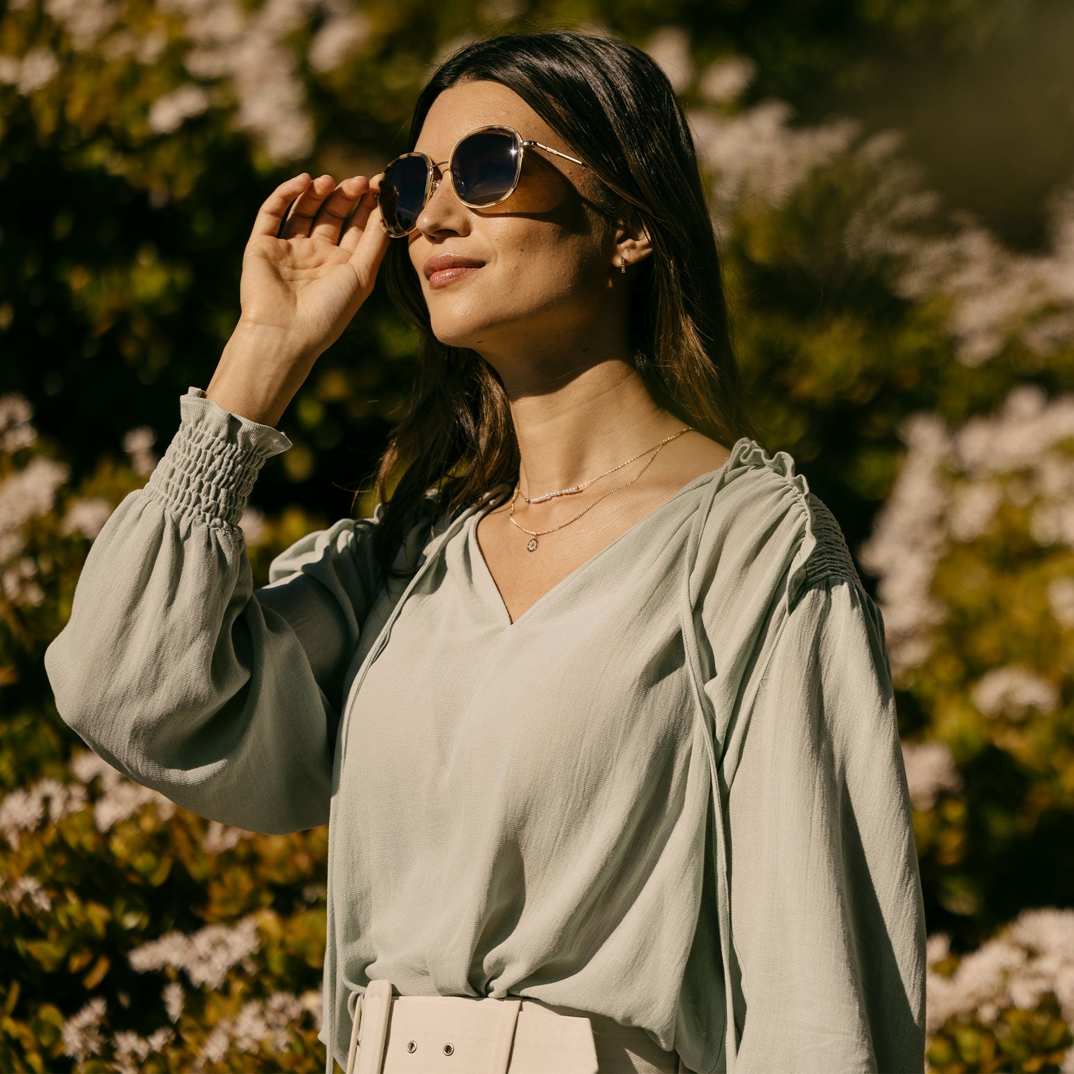 Elinor Fusion Women #39 s Acetate Sunglasses Randolph USA Elinor Fusion Women #39 s Acetate Sunglasses Randolph USA